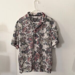 Saints Men's Casual Shirt - Multicolor Floral